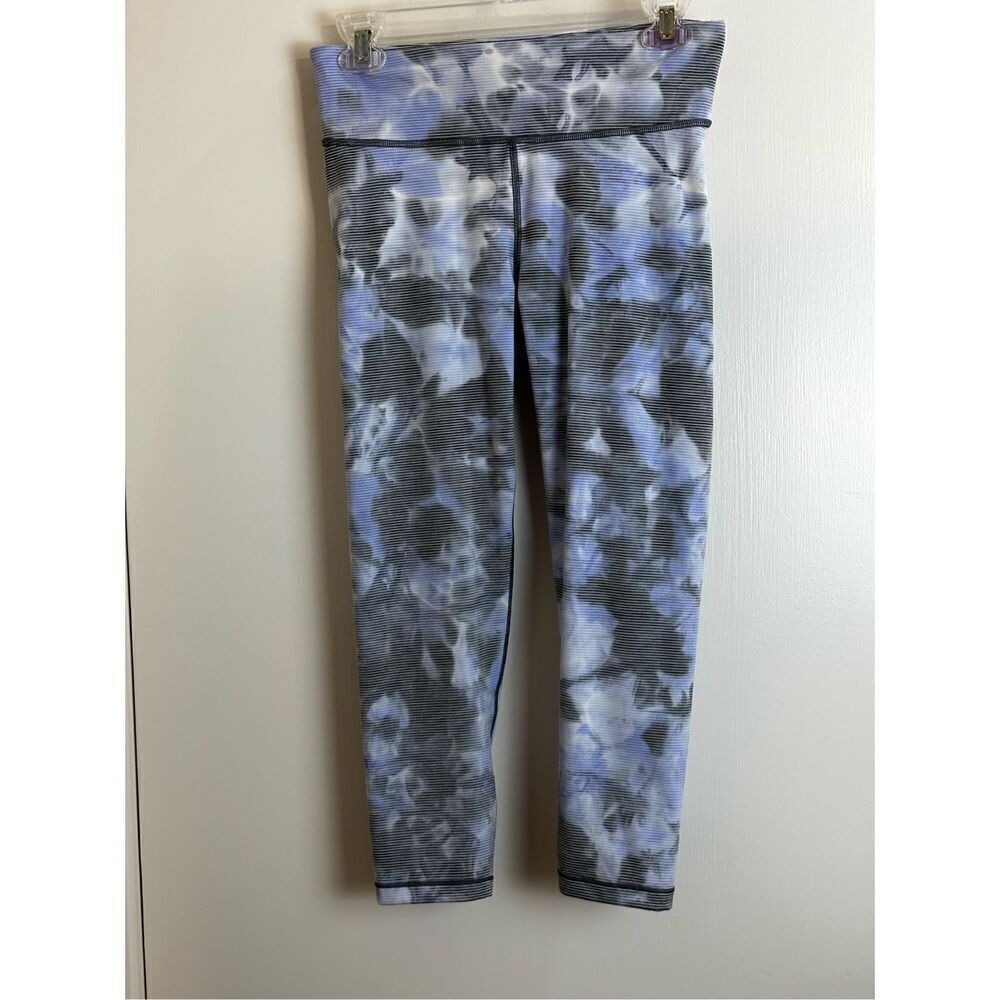 Athleta girl gray and blue camo leggings. Girls size XXL/16 - Picture 1 of 5
